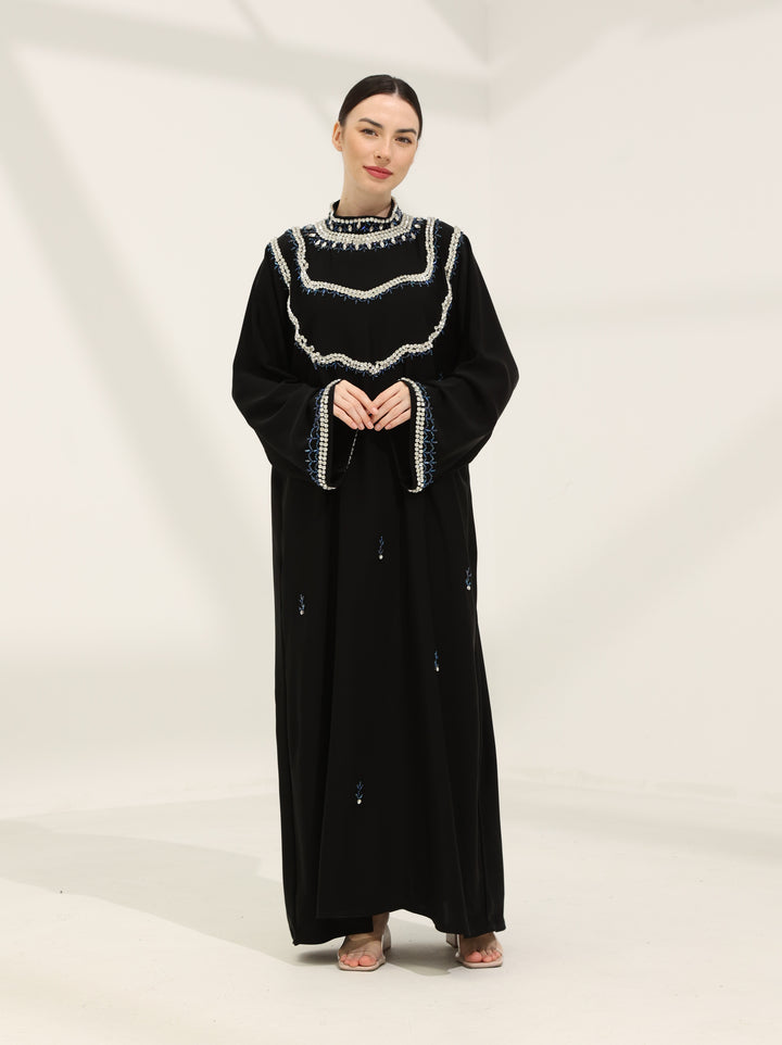 PO Luxe Series : Jeliqa Abaya in Black