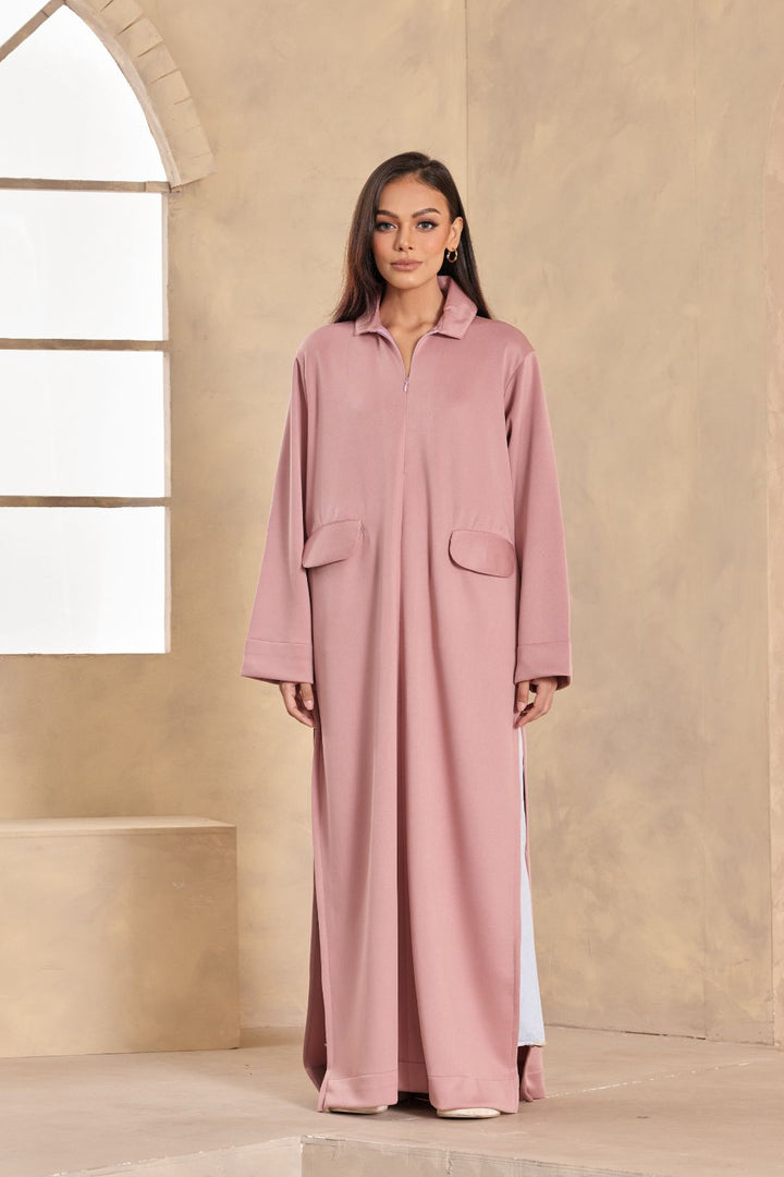 Jenna Shirt Dress in Pink