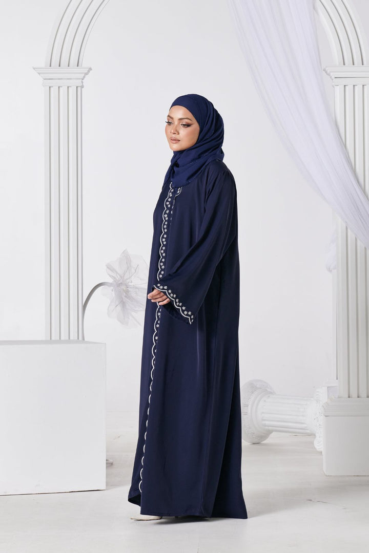 Sabreen Abaya in Navy