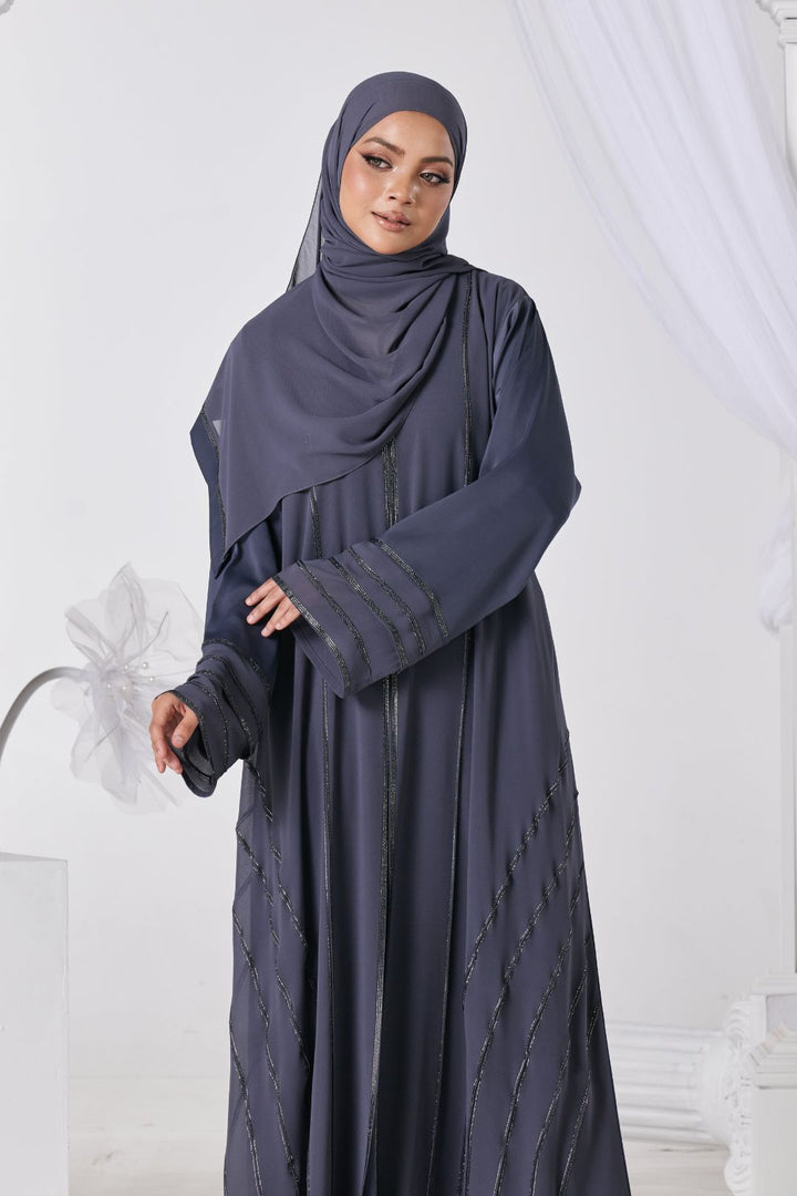 Rahma Abaya in Ash Grey