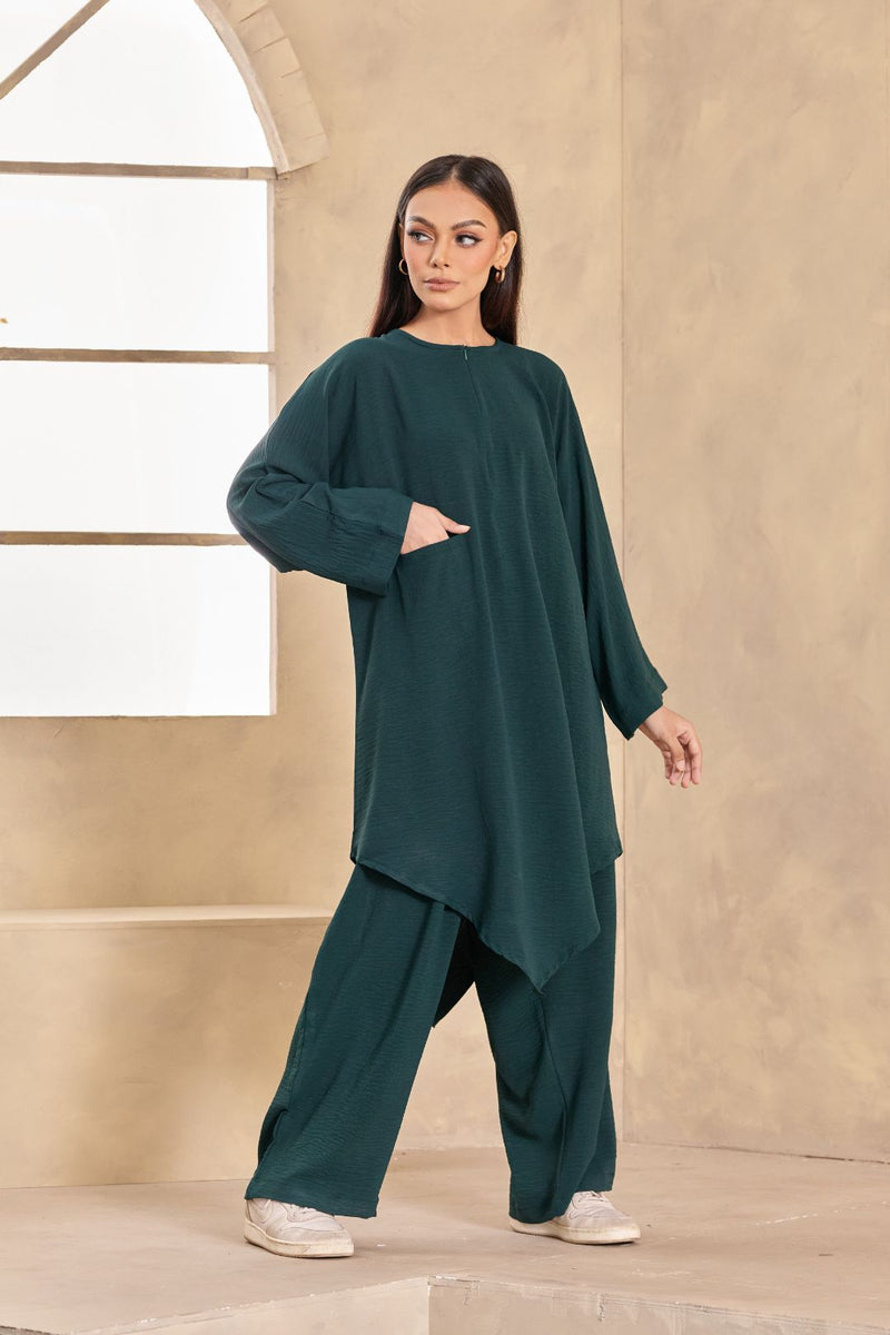 Sofya Lounge Set in Emerald Green