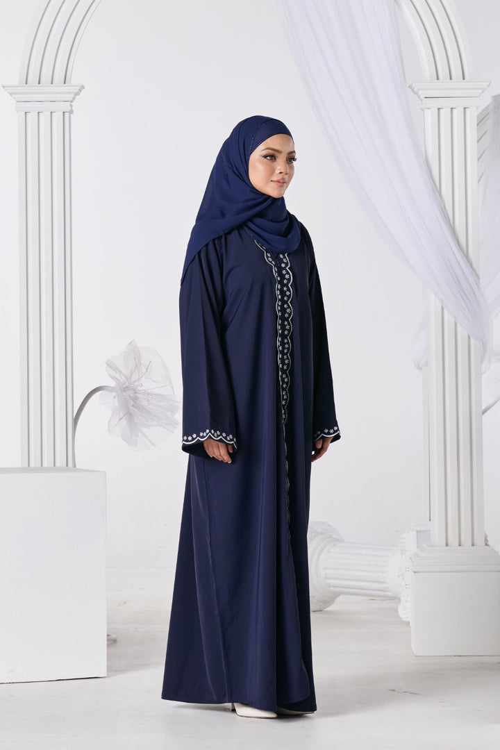 Sabreen Abaya in Navy