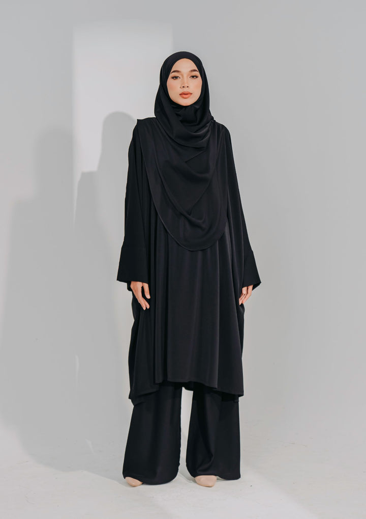 Hajar Pantsuit in Black