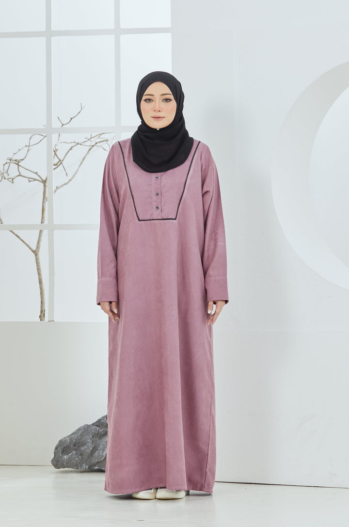 Aira Abaya in Mauve