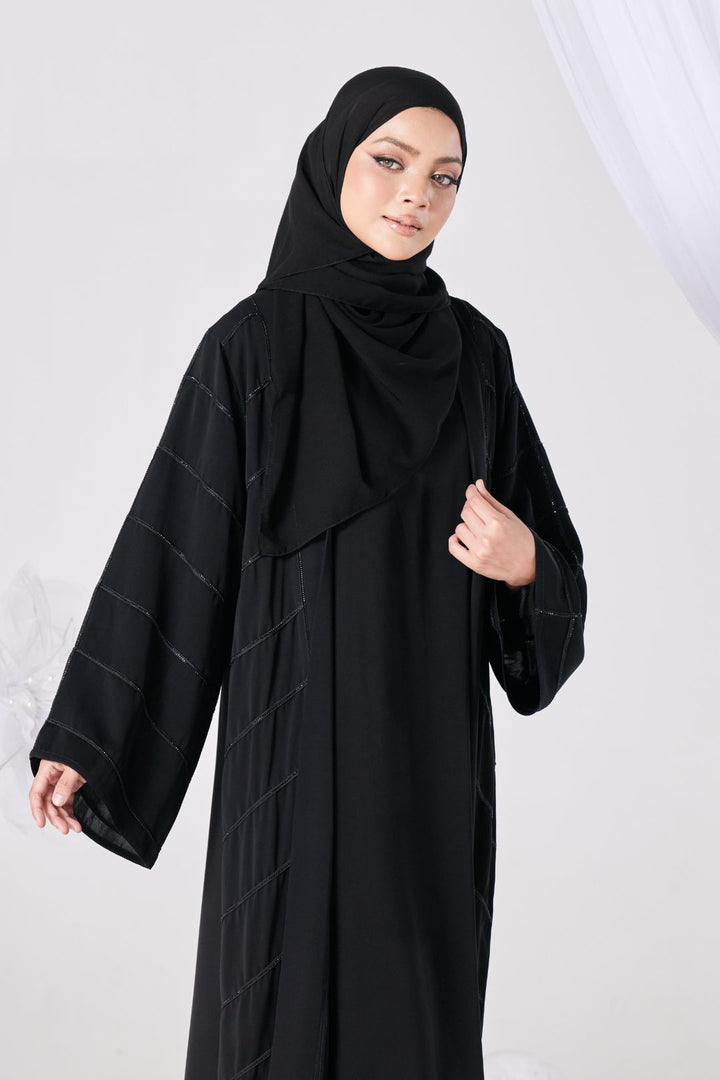 Afiyah Abaya in Black