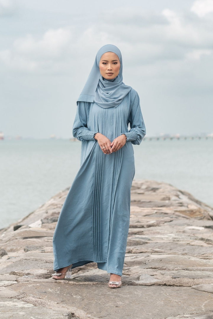 Zehra Abaya in Sky Blue