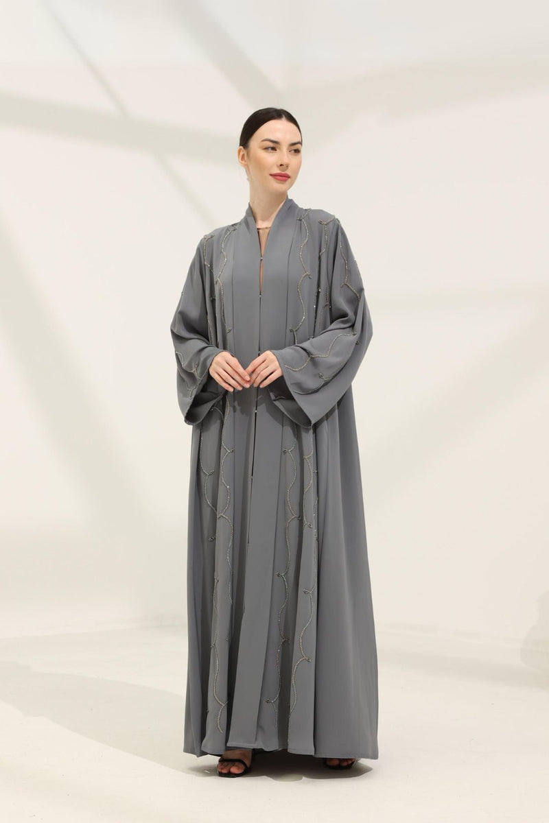 PO II : Brie Abaya in Dark Grey