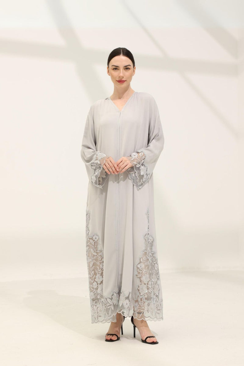 PO II : Daphne Abaya in Light Grey