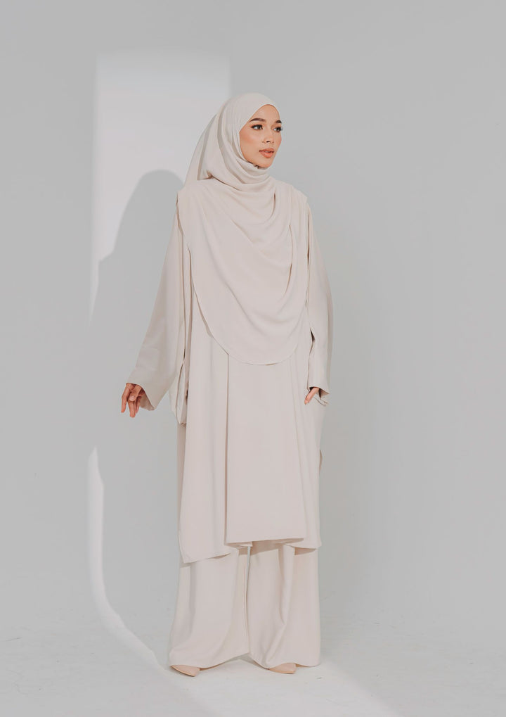 Hajar Pantsuit in Cream