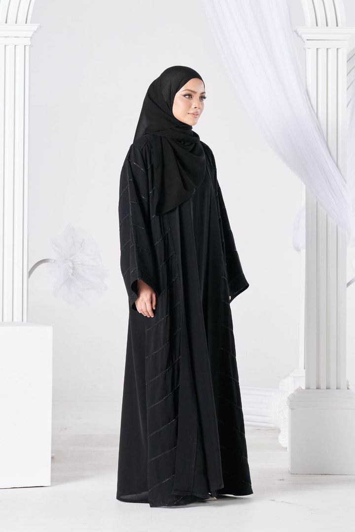 Afiyah Abaya in Black