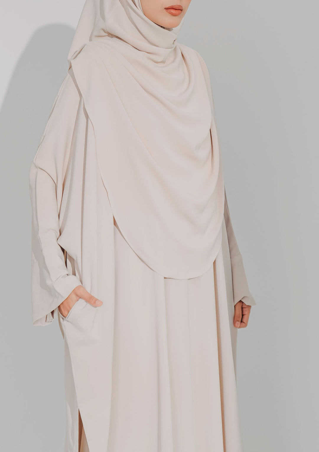 Hajar Pantsuit in Cream