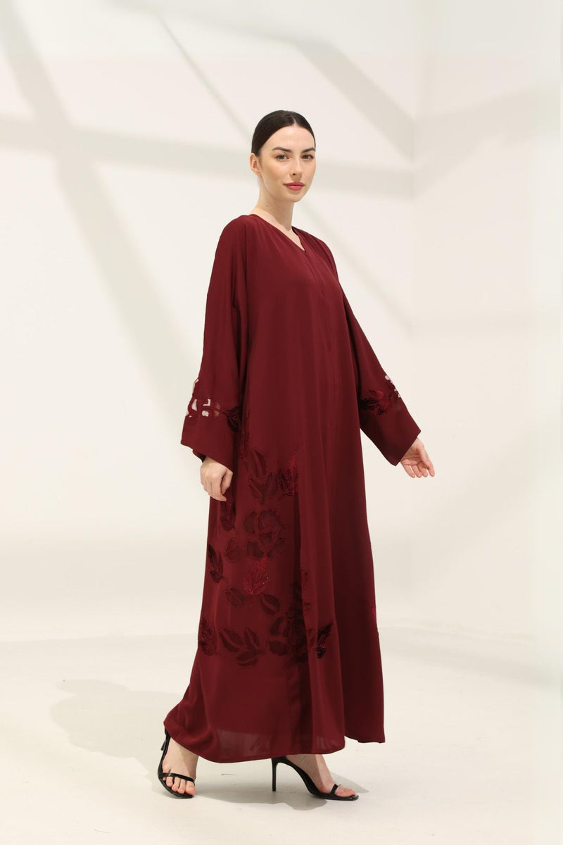 PO II : Alice Abaya in Maroon