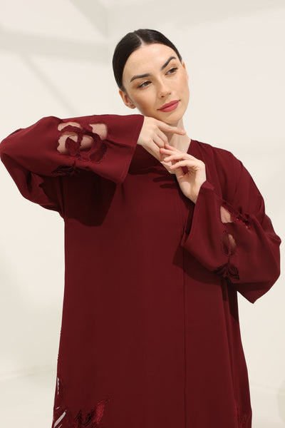 PO II : Alice Abaya in Maroon