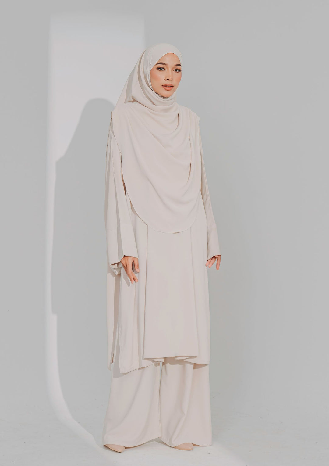 Hajar Pantsuit in Cream