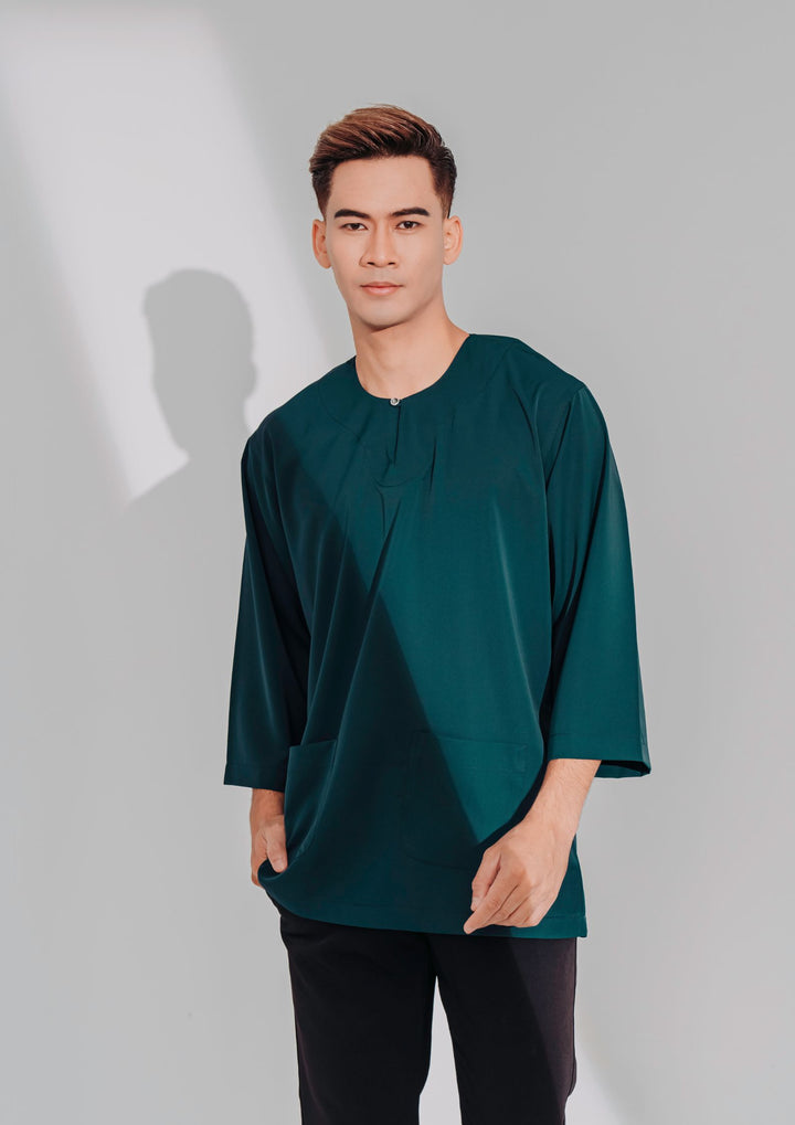 Wira Kurta in Forest Green