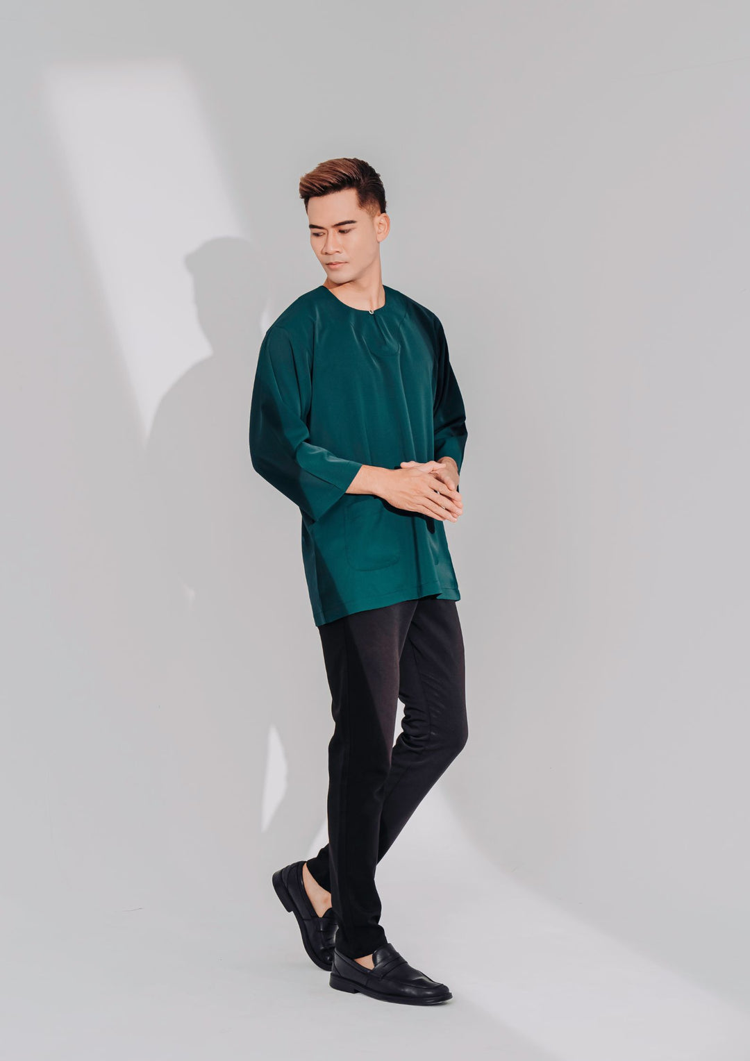 Wira Kurta in Forest Green