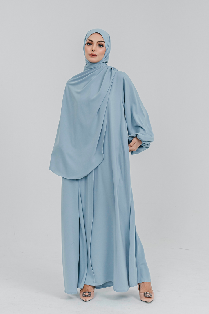 Haya Abaya in Sky Blue