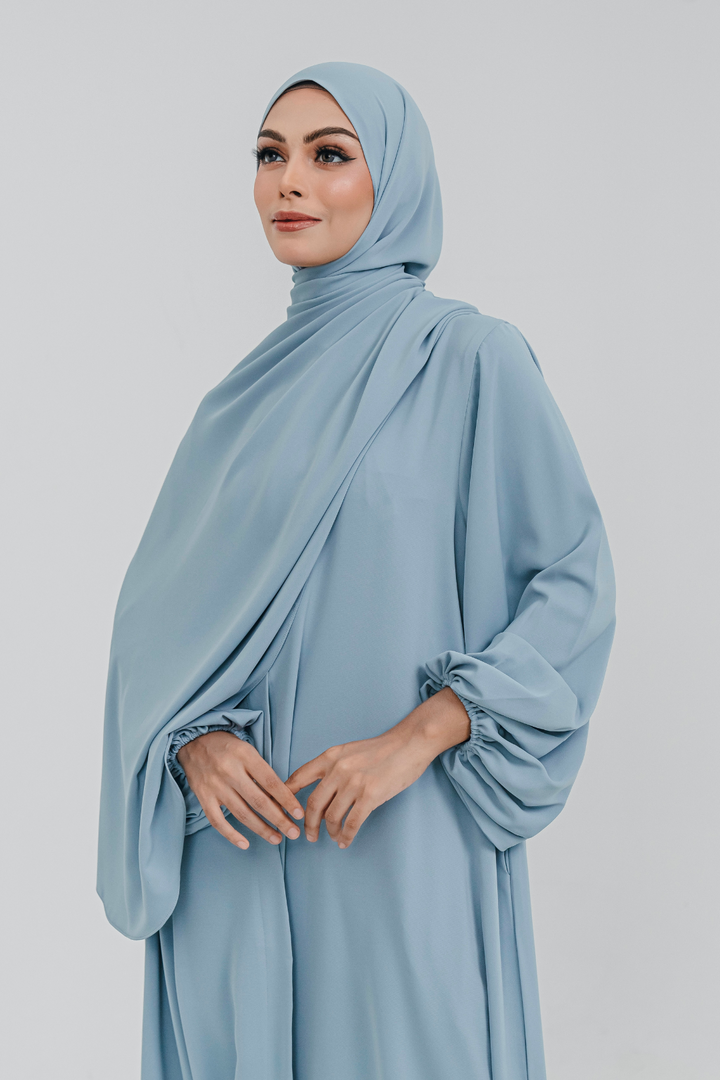 Haya Abaya in Sky Blue