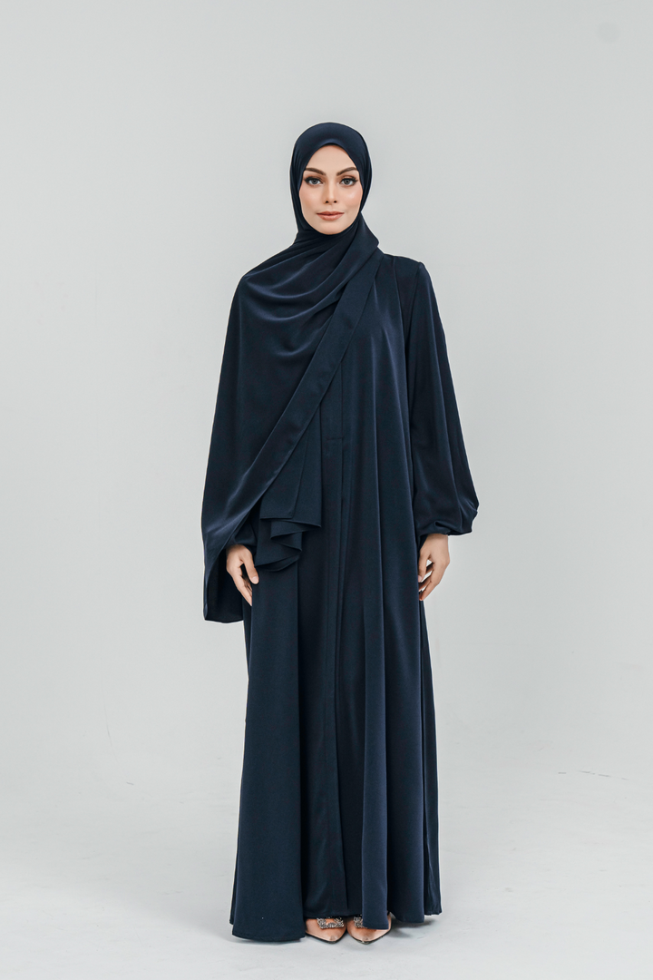 Haya Abaya in Navy Blue