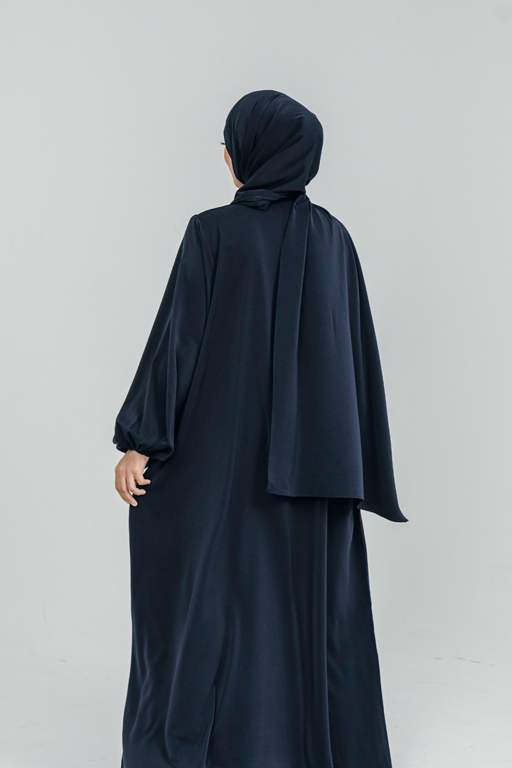 Haya Abaya in Navy Blue