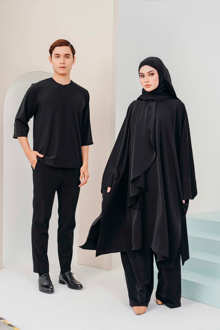 Hajar Pantsuit in Black