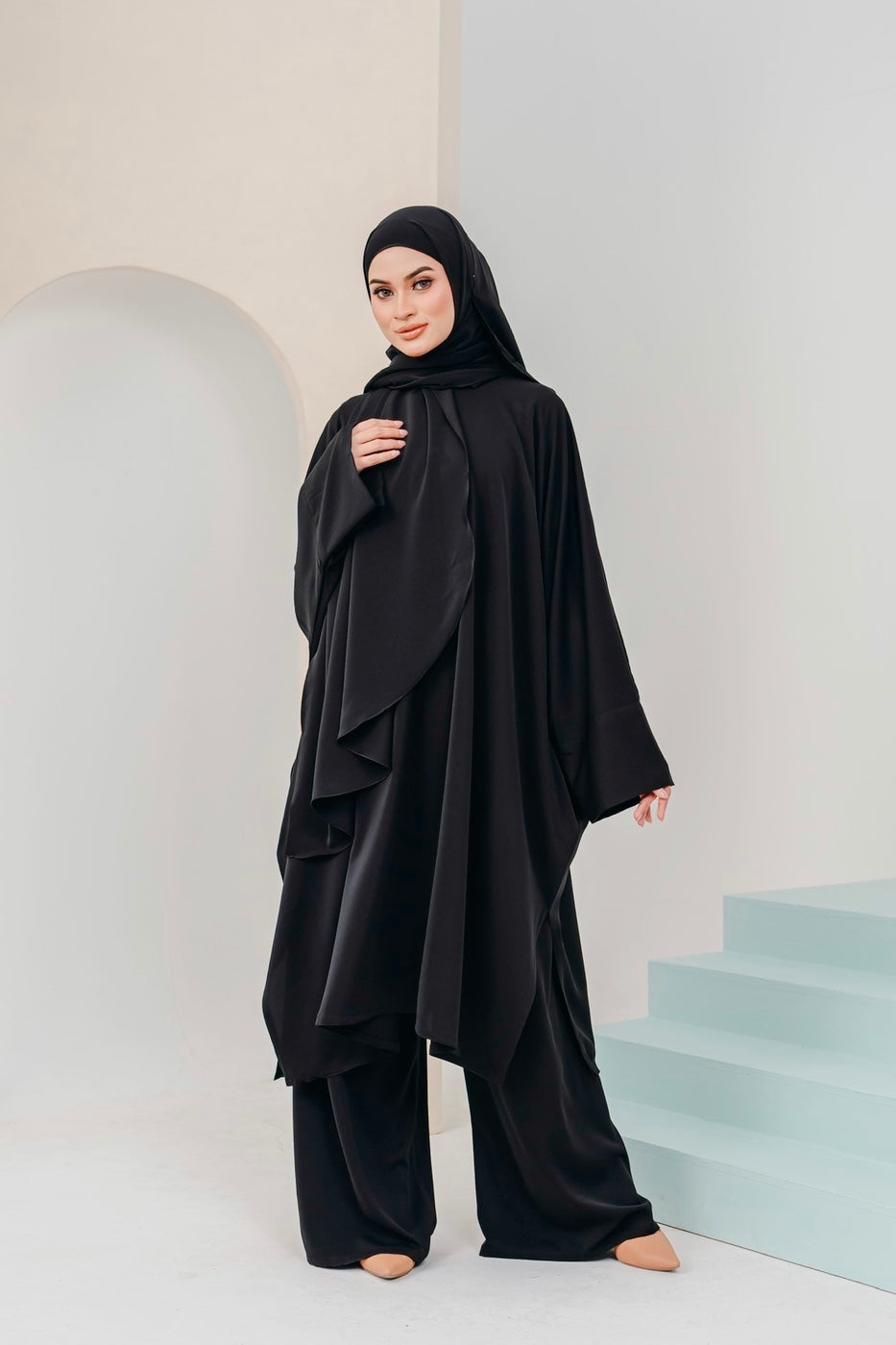 Hajar Pantsuit in Black