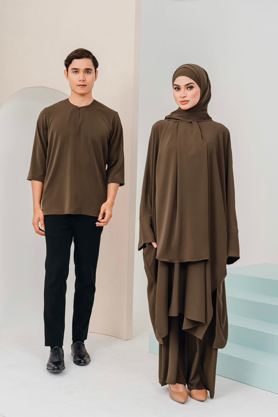 ARNA: Kurta 01 in Olive