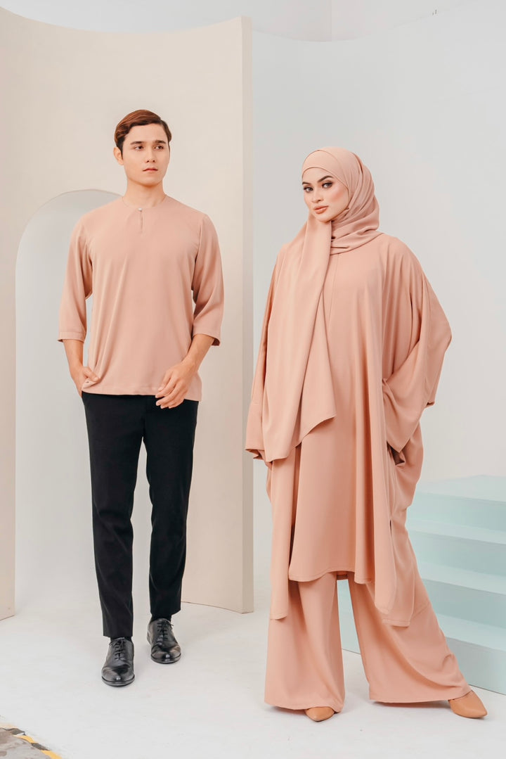 Hajar Pantsuit in Caramel