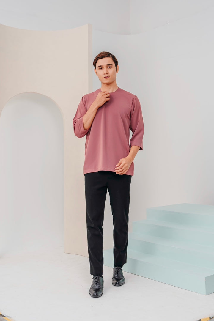 ARNA: Kurta 01 in Dusty Rose