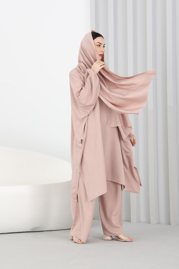 Azza Umrah Pants Set in Parfait