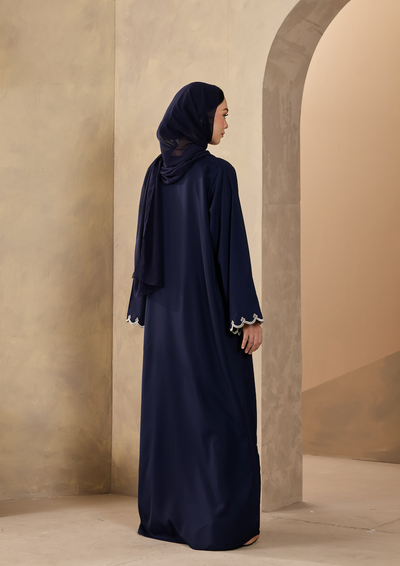 Erza Abaya in Navy Blue