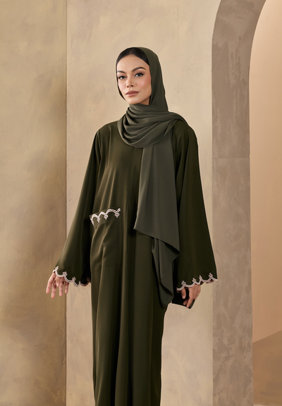 Erza Abaya in Olive