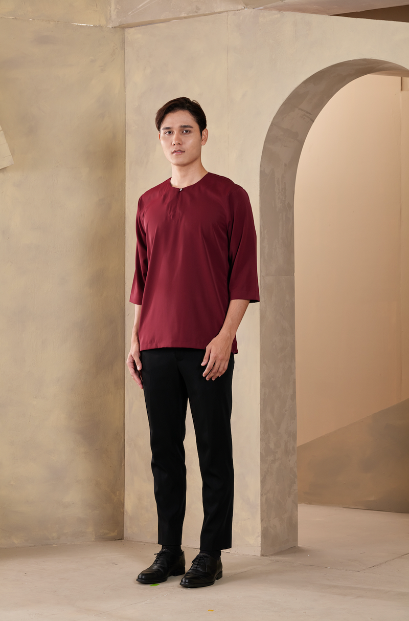 Amar Kurta in Maroon