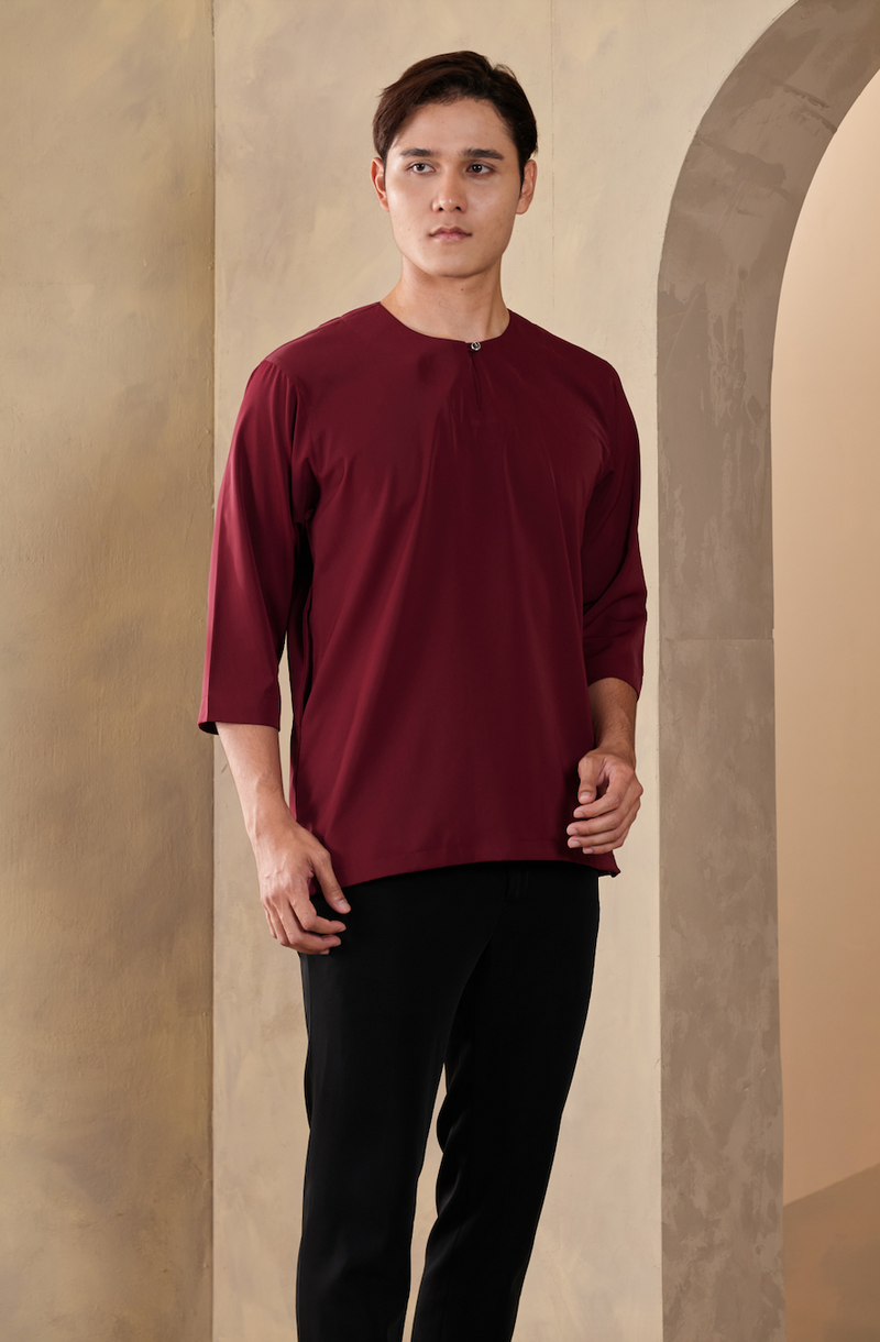 Amar Kurta in Maroon