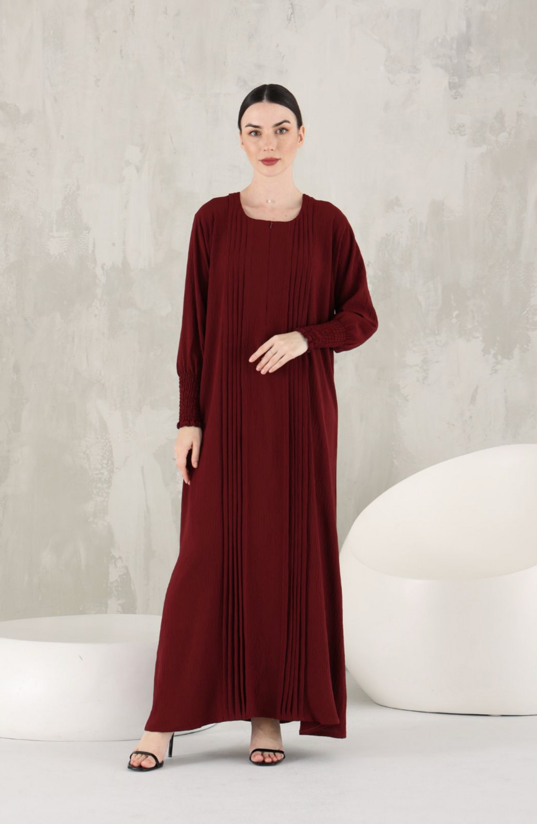 Zehra Abaya in Maroon