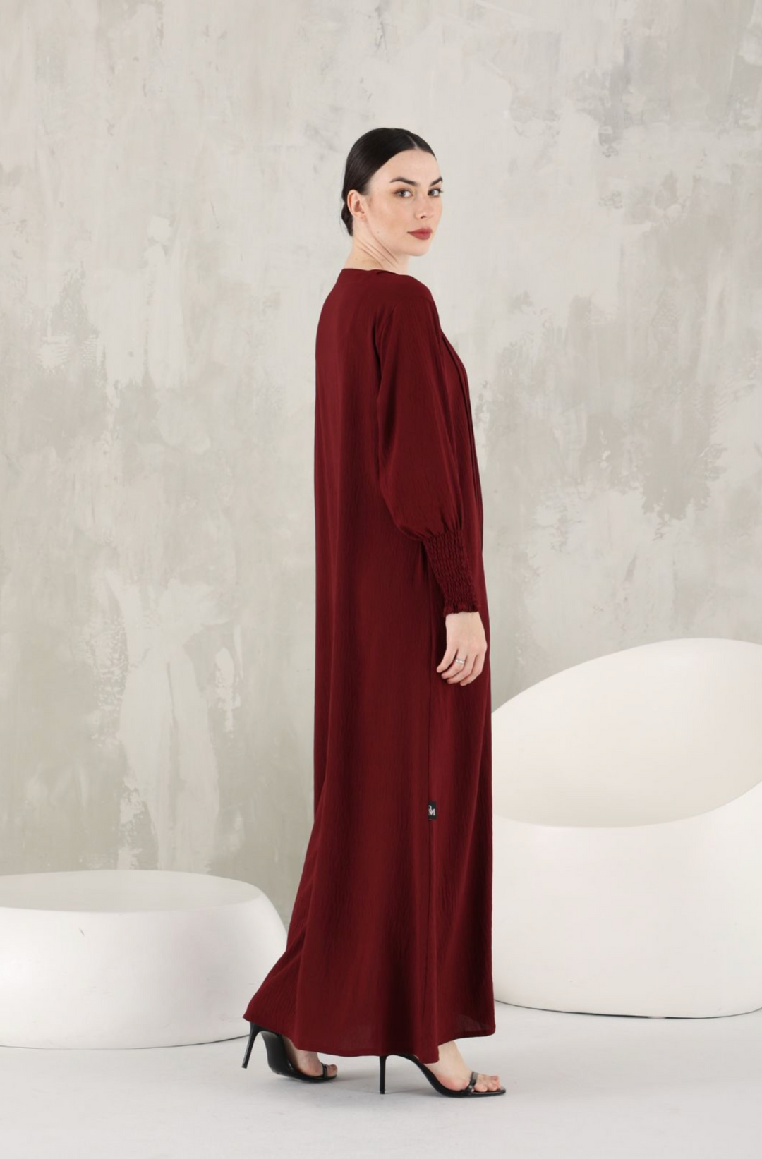 Zehra Abaya in Maroon