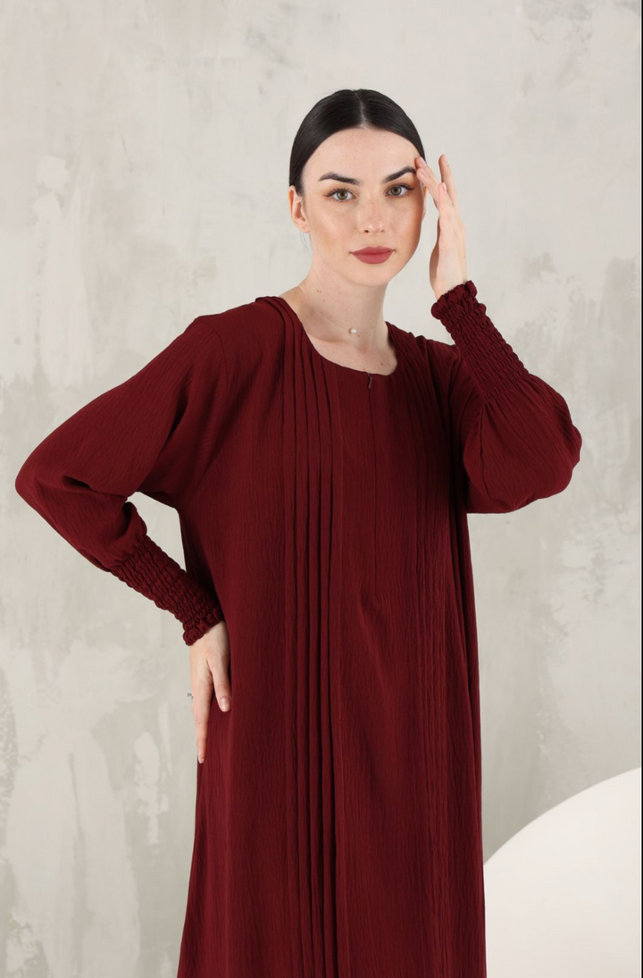 Zehra Abaya in Maroon