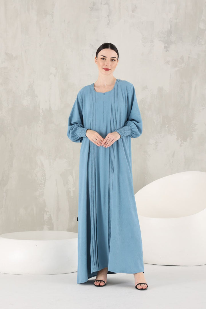 Zehra Abaya in Sky Blue