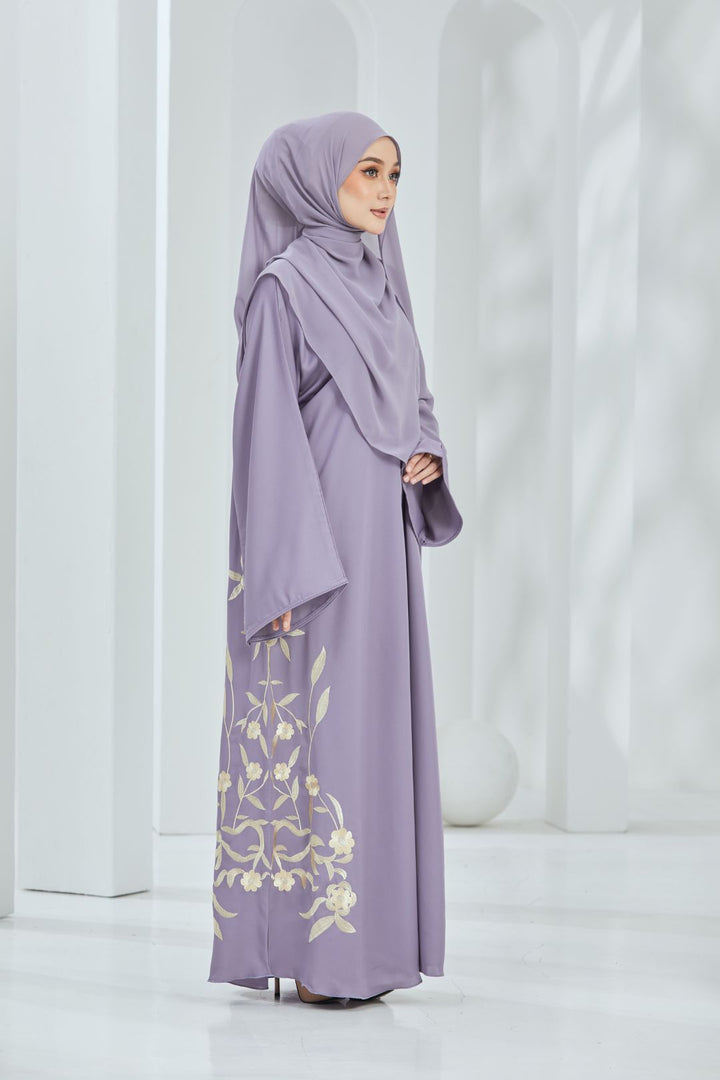 Elfira Abaya in Lilac