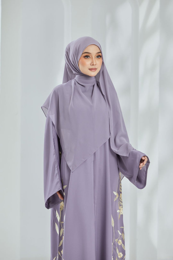 Elfira Abaya in Lilac