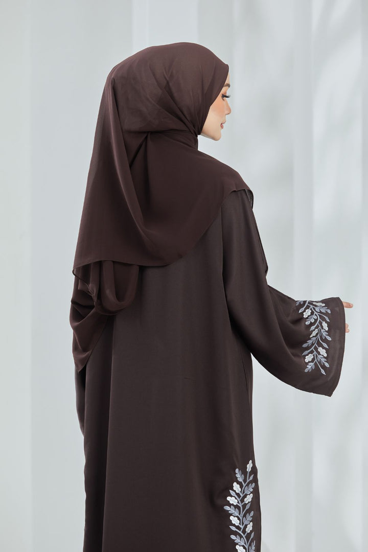 Haneda Abaya in Brown