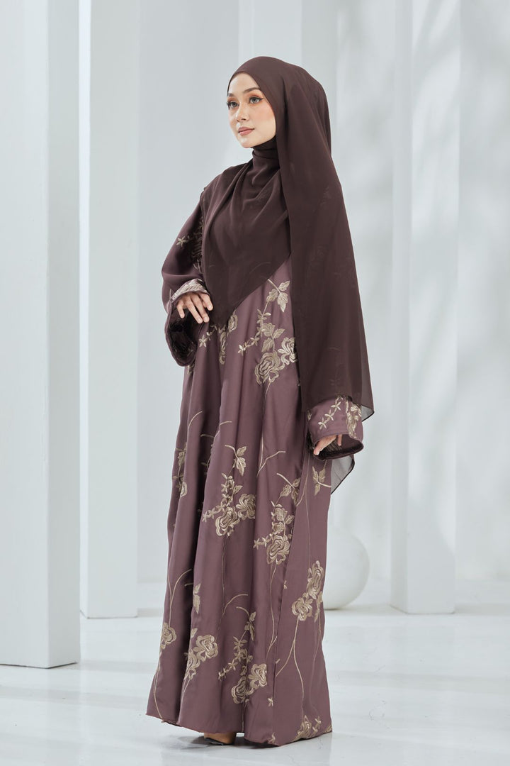 Emilda Abaya in Brown