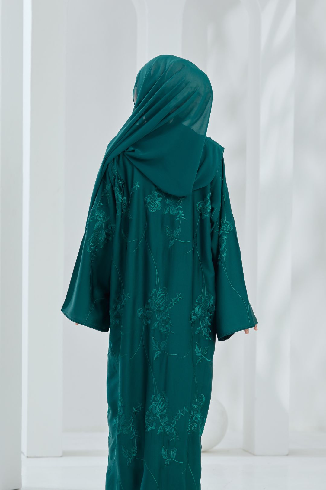 Emilda Abaya in Teal