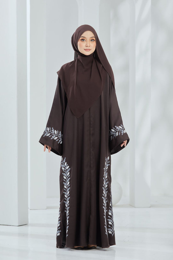 Haneda Abaya in Brown